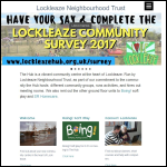 Screen shot of the Lockleaze Neighbourhood Trust website.
