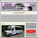 Screen shot of the Silver Fox Bus Company Ltd website.