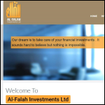 Screen shot of the Falah Ltd website.