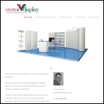Screen shot of the Vector Display Ltd website.