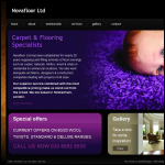 Screen shot of the Novafloor Ltd website.