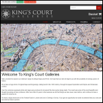 Screen shot of the Kingscourt Galleries Ltd website.