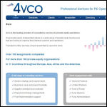 Screen shot of the 4vco Ltd website.