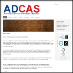 Screen shot of the Adcas (1997) Ltd website.