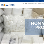 Screen shot of the Cowens Ltd website.