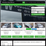 Screen shot of the Woodseats Road Motor Company Ltd website.