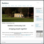 Screen shot of the Baildon Community Link website.