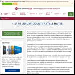 Screen shot of the Ullesthorpe Court Hotel & Golf Club Ltd website.