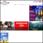 Screen shot of the Atlantis Promotions Ltd website.