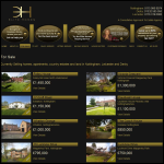 Screen shot of the Hallfields Ltd website.