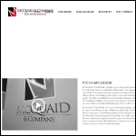 Screen shot of the Carradale Associates Ltd website.
