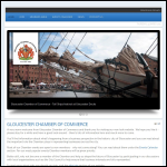 Screen shot of the Gloucestershire Chamber Of Commerce website.