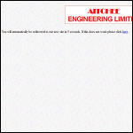 Screen shot of the Aitchee Engineering website.