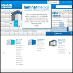 Screen shot of the Laminar Cases Ltd website.