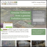 Screen shot of the Clayax (Yorkstone) Ltd website.