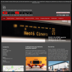 Screen shot of the Jenserve Ltd website.