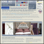 Screen shot of the Between The Sheets website.