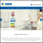 Screen shot of the Boiler Service Glasgow website.