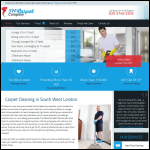 Screen shot of the SW Carpet Company Ltd website.