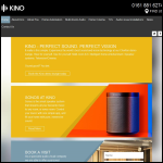 Screen shot of the KinoAV website.
