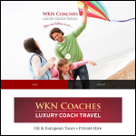 Screen shot of the WKN Coaches Ltd website.