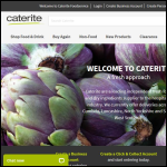 Screen shot of the Caterite Food & Wineservice Ltd website.
