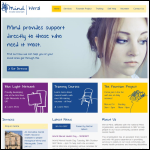 Screen shot of the Wirral Mind website.