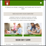 Screen shot of the Technical Support Services South West Ltd website.