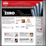 Screen shot of the Zero Seal Systems Ltd website.