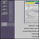 Screen shot of the Delphi Design Ltd website.