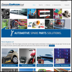 Screen shot of the Specialised Automotive Ltd website.