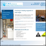 Screen shot of the C.M.S. (Anglia) Ltd website.