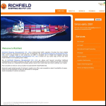 Screen shot of the Richfield Solutions Ltd website.