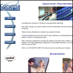 Screen shot of the Corunna Systems Ltd website.