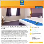 Screen shot of the Premier Inn Manchester Ltd website.