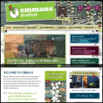 Screen shot of the Emmaus Uk website.