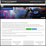 Screen shot of the Straightrange Ltd website.