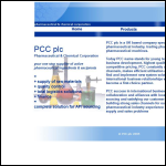 Screen shot of the Pcc Plc website.
