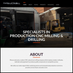 Screen shot of the Thrillermill Cnc Precision Machining Ltd website.
