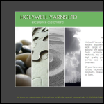 Screen shot of the Holywell Yarns Ltd website.