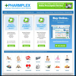 Screen shot of the Pharmplex Ltd website.