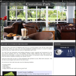 Screen shot of the Centurion Park Ltd website.