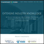 Screen shot of the Flexpoint Ltd website.