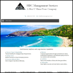 Screen shot of the Hbc Management Company Ltd website.