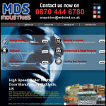 Screen shot of the Midland Door Services Ltd website.