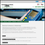 Screen shot of the Highwood Electrical Ltd website.