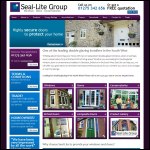 Screen shot of the Seal-lite Windows Doors & Conservatories Ltd website.