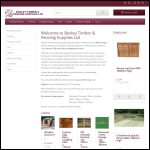 Screen shot of the Boxley Timber & Fencing Supplies Ltd website.