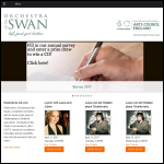 Screen shot of the The Orchestra of the Swan website.