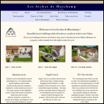 Screen shot of the Les Arches De Muschamp Ltd website.